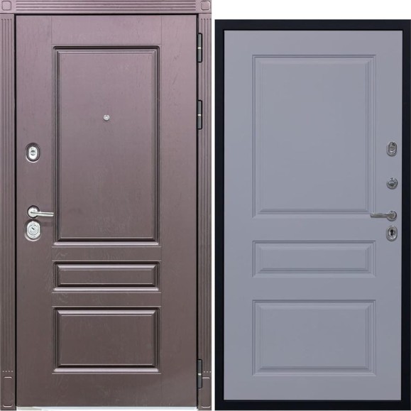 Дверь DIVA STR МХ-27 2050x860 мм, правая, Крафтовый дуб - Д13 Силк Маус УТ-00079904