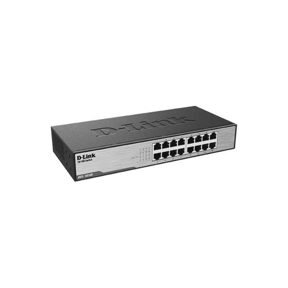 Неуправляемый коммутатор d-link с 16 портами 10/100base-tx, функцией энергосбережения и поддержкой qos DES-1016D/H1A Неуправляемый коммутатор d-link с 16 портами 10/100base-tx, функцией энергосбережения и поддержкой qos DES-1016D/H1A