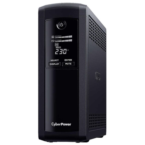 Источник бесперебойного питания CYBERPOWER Line-Interactive VP1600ELCD 1600VA/960W USB/RS-232/RJ11/45 4 + 1 EURO VP1600ELCD