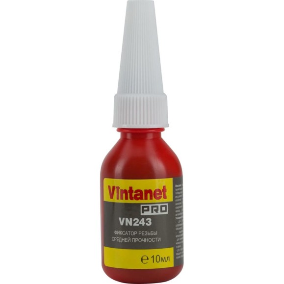 Фиксатор резьбы средней прочности VINTANET VN243 10 мл VN24310 Фиксатор резьбы средней прочности VINTANET VN243 10 мл VN24310