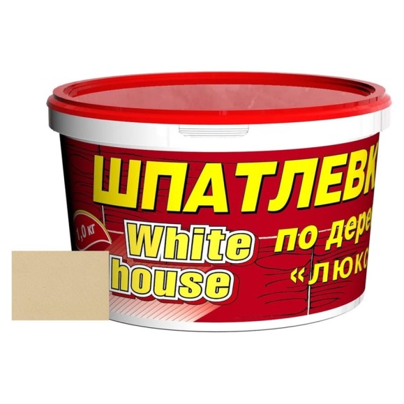 Шпатлевка White House по дереву (сосна; 1 кг) 12863 Шпатлевка White House по дереву (сосна; 1 кг) 12863