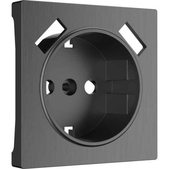 Накладка для розетки USB Werkel WL04 USB CP графит рифленый a046620 Накладка для розетки USB Werkel WL04 USB CP графит рифленый a046620