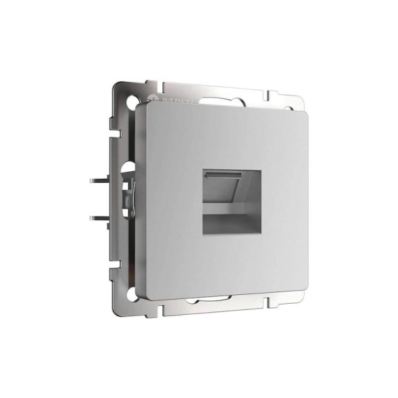 Розетка Ethernet RJ 45 Werkel WL06 серебряный a029834