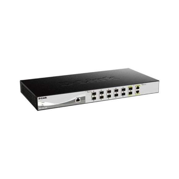 Настраиваемый l2+ коммутатор d-link Proj с 10 портами 10gbase-x sfp+ и 2 комбо-портами 10gbase-t/sfp+ DXS-1210-12SC/A3A
