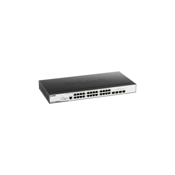 Управляемый l2 коммутатор с 24 портами 10/100/1000base-t и 4 портами 1000base-x sfp d-link DGS-3000-28LP/B1A