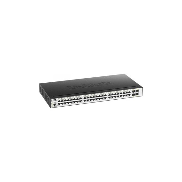 Управляемый l2 коммутатор d-link с 48 портами 10/100/1000base-t и 4 портами 1000base-x sfp DGS-3000-52L/B1A