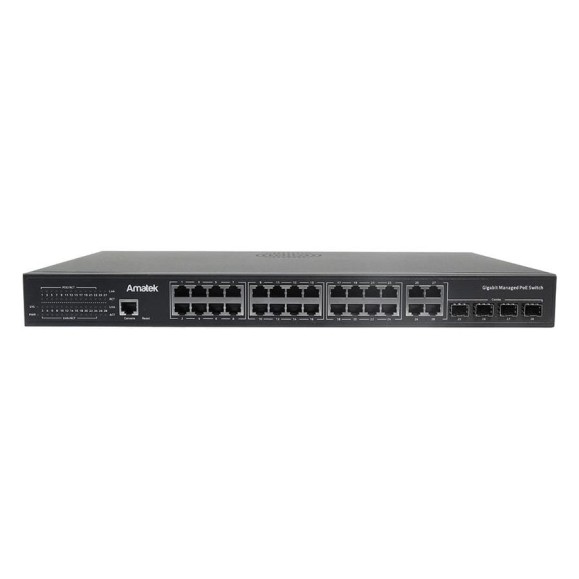 Коммутатор poe Amatek An-sm28p24 7000632