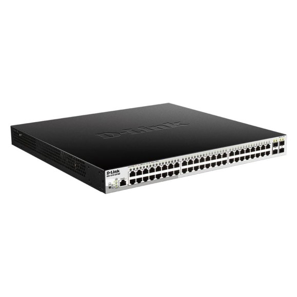 Управляемый коммутатор 2 уровня d-link Proj с 48 портами и 4 портами, порты 1-8 с поддержкой poe 802.3af/802.3at, 30 вт DGS-1210-52P/ME/B1A