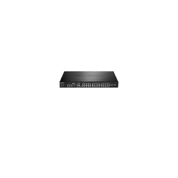 Управляемый стекируемый коммутатор d-link Proj уровня 2+, с 20 портами 10gbase-t и 4 комбо-портами 10gbase-t/sfp+ DXS-3400-24TC/A1ASI