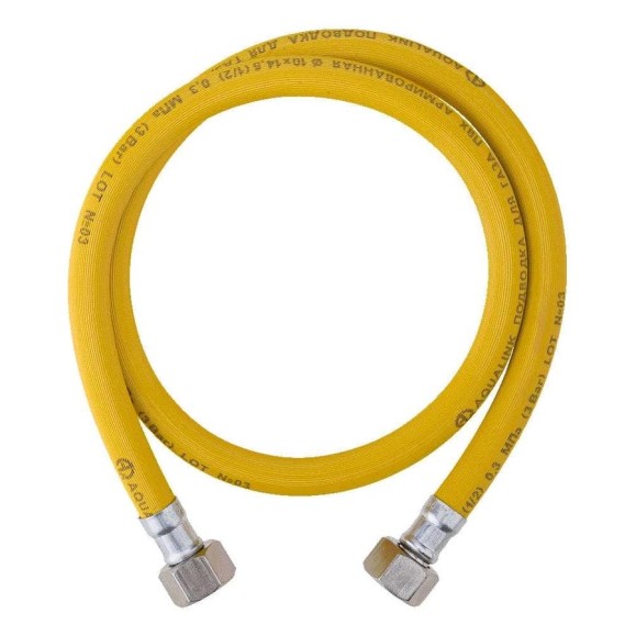 Подводка ПВХ для газа AQUALINE 3/4 вн-вн 50 см 07081 Подводка ПВХ для газа AQUALINE 3/4 вн-вн 50 см 07081