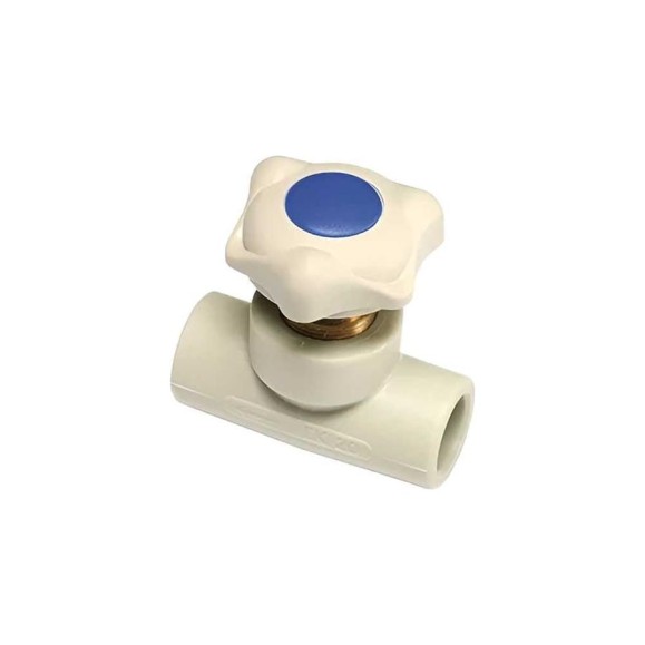 Вентиль WAVIN EKOPLASTIK 40, ППР, проходной SVE040XXXX