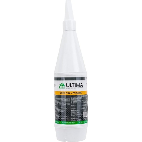 Клей ПВА ULTIMA СТОЛЯР флакон 0,25 кг ULTSTL025 Клей ПВА ULTIMA СТОЛЯР флакон 0,25 кг ULTSTL025