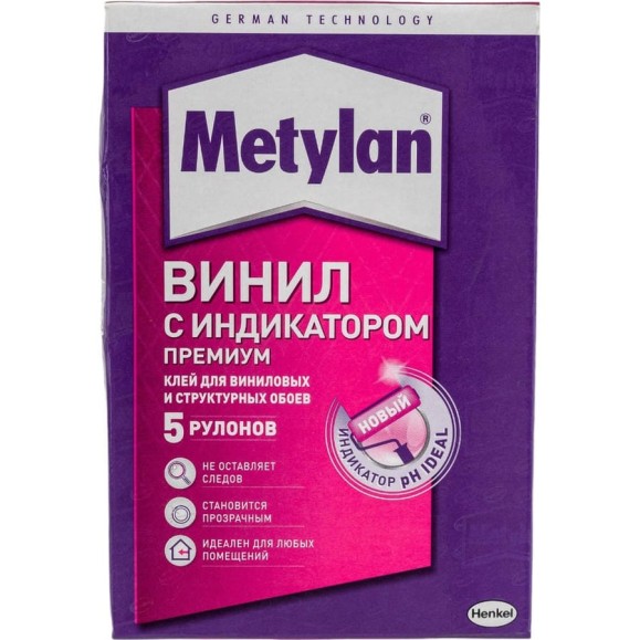 Обойный клей Metylan Винил Премиум 150 г Б0025195 Обойный клей Metylan Винил Премиум 150 г Б0025195