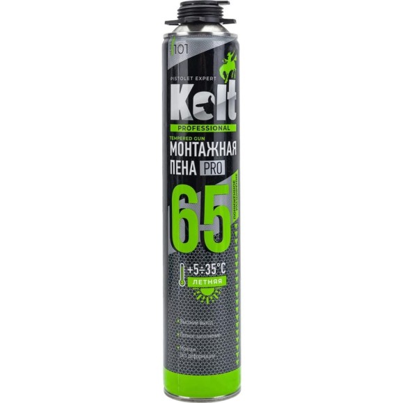 Профессиональная монтажная пена 65 с низким расширением KOLT K95S65