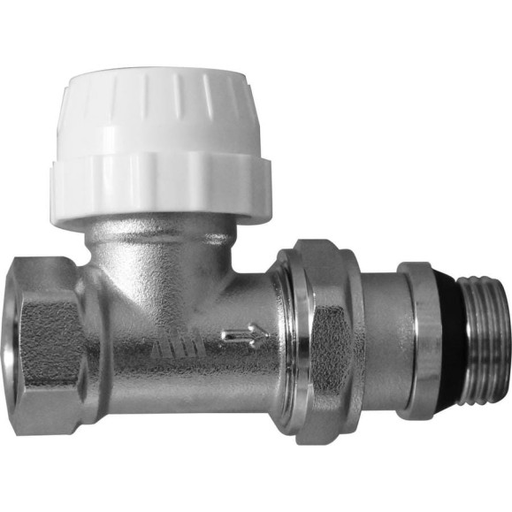 Кран для радиатора Millennium 1/2", прямой, верхний, под термоголовку 45141
