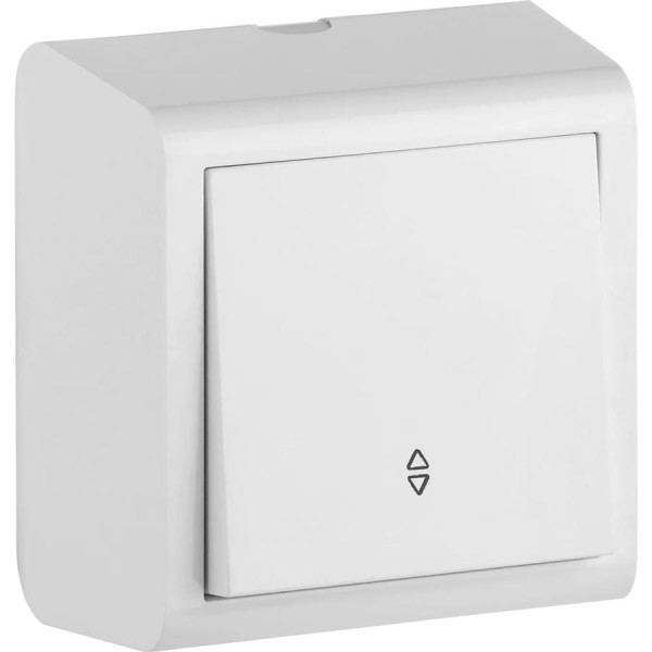 1-клавишный проходной выключатель Ovivo ОУ, NIVO, белый 402-010000-209
