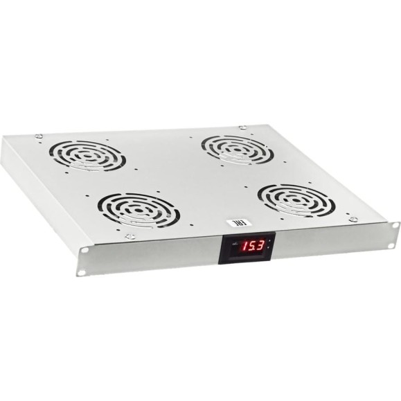Вентиляторный блок W&T 1U термостат, серый, для шкафов 19 дюймов WT-2238B Grey Вентиляторный блок W&T 1U термостат, серый, для шкафов 19 дюймов WT-2238B Grey