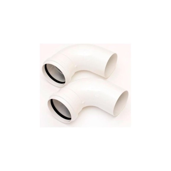 Отвод ARISTON 90 M/F d80 2 шт. 3318019