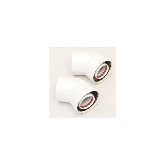 Коаксиальный отвод ARISTON 45 M/F d60/100 2 шт. конд 3318076