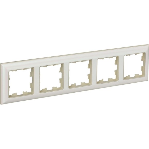 5-местная рамка IEK Brite ру-5-бр бежевый/жемчужный BR-M52-12-1-K10 5-местная рамка IEK Brite ру-5-бр бежевый/жемчужный BR-M52-12-1-K10