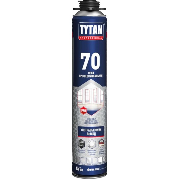 Пена Tytan Professional 70 профессиональная, 870 мл 15577 263746