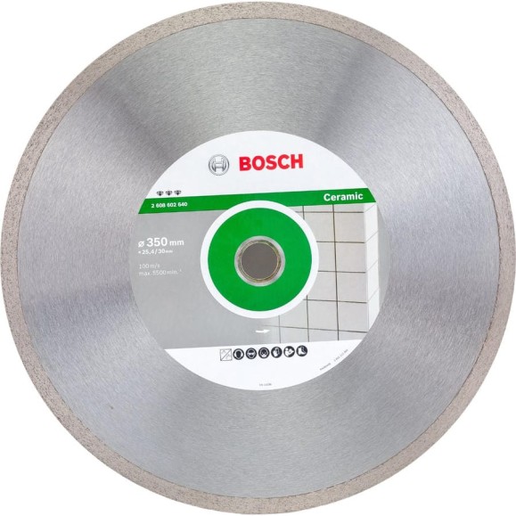 Алмазный круг Bosch 350x25.4 мм керамический PP 2608602640 Алмазный круг Bosch 350x25.4 мм керамический PP 2608602640