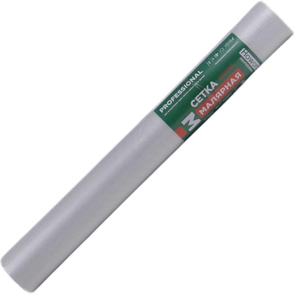 Малярная щелочестойкая стеклосетка HOWARD 45г/м2, 1м х 50м +-2 00-00000313
