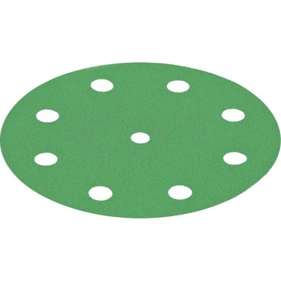 Шлифовальные круги Emerald STF D125/8 P150 100 шт TRC-497170ED Шлифовальные круги Emerald STF D125/8 P150 100 шт TRC-497170ED