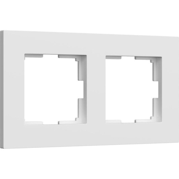 Рамка WERKEL на 2 поста slab (белый матовый) a062795