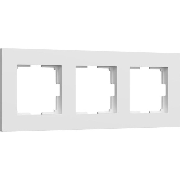 Рамка WERKEL на 3 поста slab (белый матовый) a062796 Рамка WERKEL на 3 поста slab (белый матовый) a062796