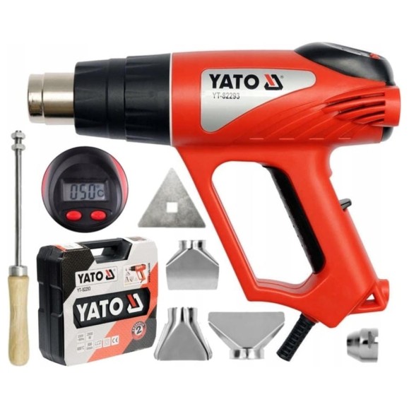 Фен технический YATO 2000Вт 600C YT-82293 370282293 092 1 Фен технический YATO 2000Вт 600C YT-82293 370282293 092 1