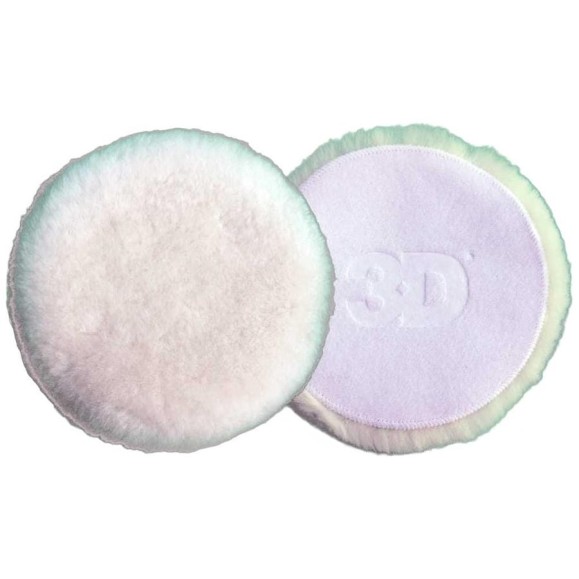 Шерстяной полировальный круг Pad White Lambs Wool Premium K-WW8 203 мм 3D 020670
