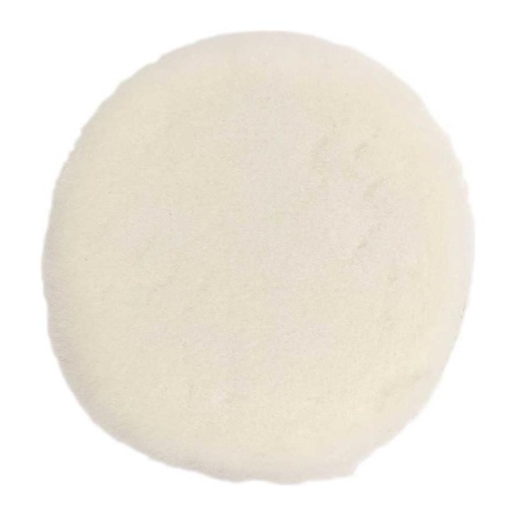 Шерстяной полировальный круг Pad Knitted Wool White K-KW7 прошитый по краям, 178 мм 3D 020667
