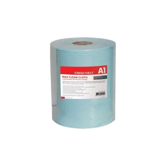 Салфетки для обезжиривания в рулоне A1 MAX CLEAN CLOTH, гусиные лапки, 38x30 см, 400 отрывов А1-3830-400