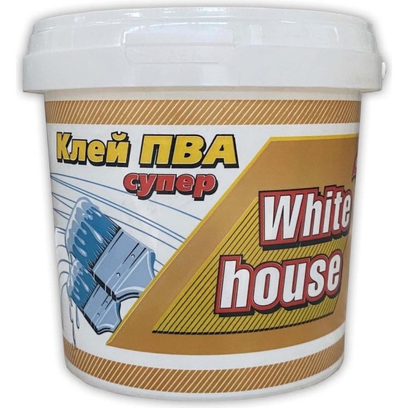 Клей ПВА White House супер 0.9 кг 14690 Клей ПВА White House супер 0.9 кг 14690
