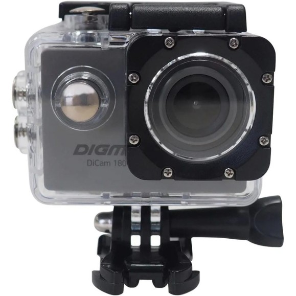 Экшн-камера DIGMA DiCam 180 серая 1622961