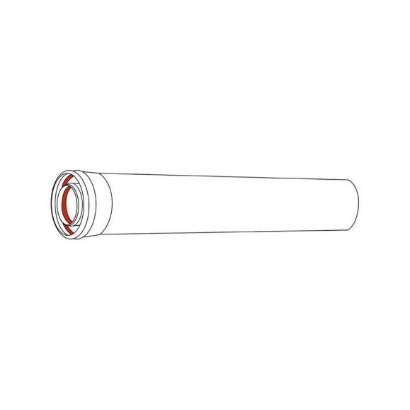 Удлинение ARISTON M/F d60/100-1000 мм конденсационный 3318077 Удлинение ARISTON M/F d60/100-1000 мм конденсационный 3318077