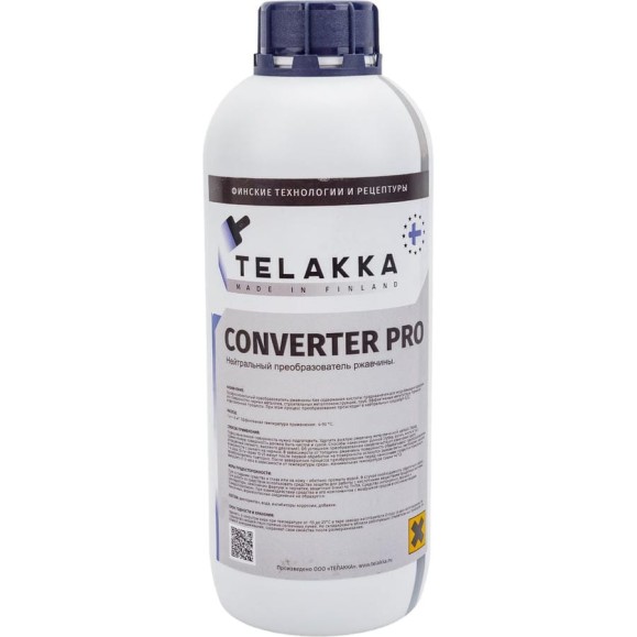 Нейтральный преобразователь ржавчины Telakka CONVERTER PRO 1 л 4631160697555