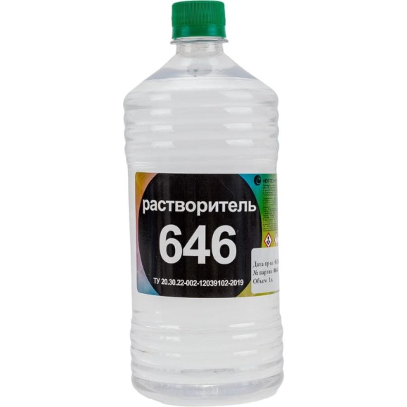 Растворитель 646 Нефтехимик ТУ 1 л 646ТУ1000