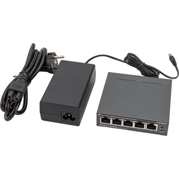 5-портовый неуправляемый коммутатор TP-Link TL-SF1005LP 5-портовый неуправляемый коммутатор TP-Link TL-SF1005LP