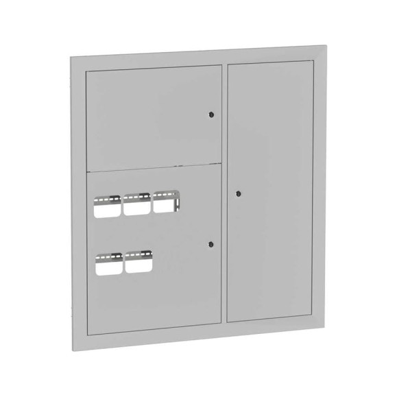 Этажный щит EKF 5 кв. RAL9003 со слаботочным отсеком слева (1000x950x160) PROxima mb29-v-5z-ral9003