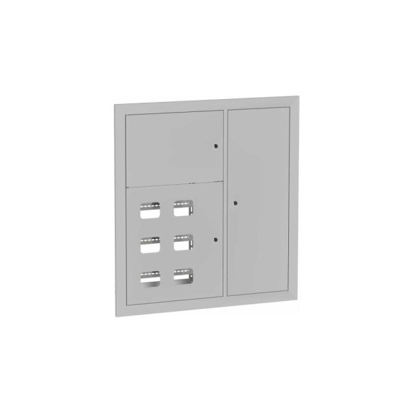 Этажный щит EKF 6 кв. слаботочка слева (1000x950x160) Basic mb28-v-6z