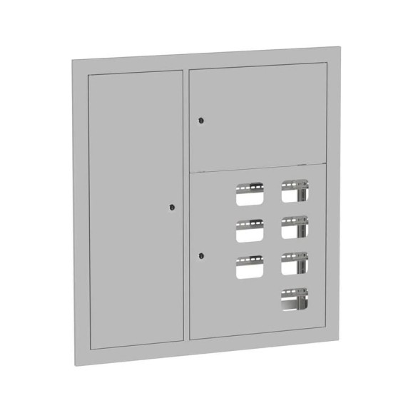 Этажный щит EKF 7 кв. RAL9003 со слаботочным отсеком слева (1000x950x160) PROxima mb29-v-7z-ral9003