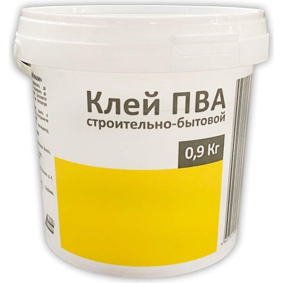 Клей ПВА White House строительно-бытовой, 0.9 кг 15418 Клей ПВА White House строительно-бытовой, 0.9 кг 15418