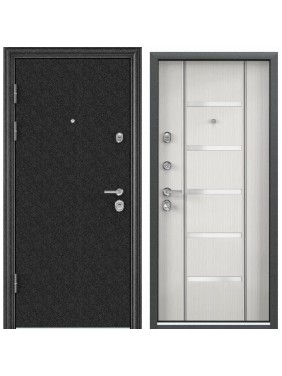 Металлическая входная дверь для квартиры Torex Ultimatum 950x2050 мм, левая, черный/бежевый 2000002640189