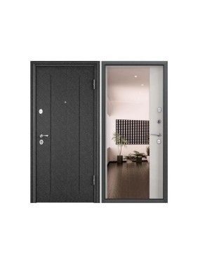 Металлическая входная дверь для квартиры Torex Flat-M 950x2050, правая, черный 2000006170606