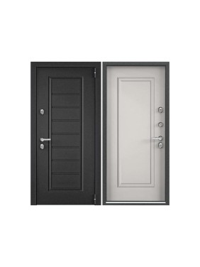Входная металлическая дверь Torex Snegir Pro для загородного дома 950x2050, правая, темно-серый/белый 2000005893759