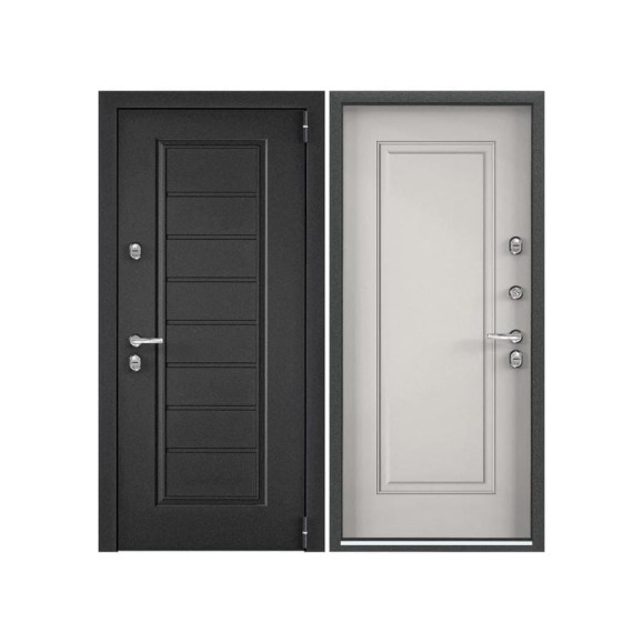 Входная металлическая дверь Torex Snegir Pro для загородного дома 950x2050, правая, темно-серый/белый 2000005893759 Входная металлическая дверь Torex Snegir Pro для загородного дома 950x2050, правая, темно-серый/белый 2000005893759