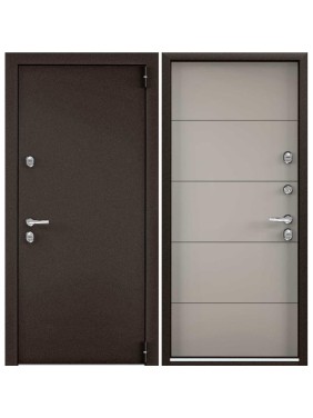 Входная металлическая дверь Torex Snegir Pro для загородного дома 950x2050, правая, коричневый/бежевый 2000005812637