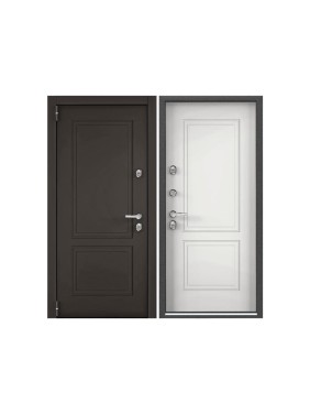 Входная дверь для загородного дома Torex Snegir Pro металлическая, 950x2050 мм, левая, коричневый/белый 2000006215352 Входная дверь для загородного дома Torex Snegir Pro металлическая, 950x2050 мм, левая, коричневый/белый 2000006215352